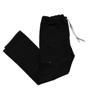 Figs Mens Black Cairo Cargo Scrub Pants Style, Size L